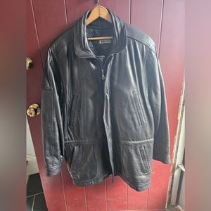 Tibor leather jacket and vest insert
